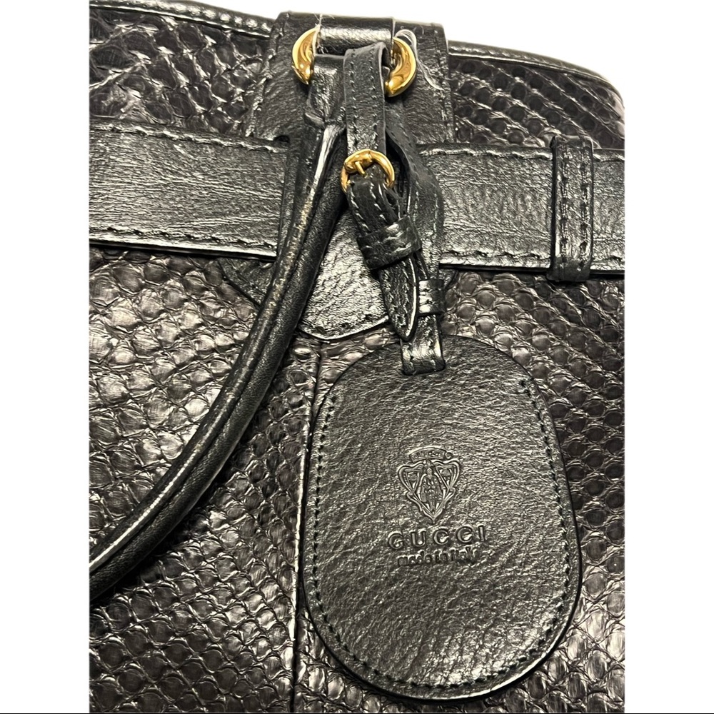 Gucci X-Large Gg Running Python Tote Bag - image 7